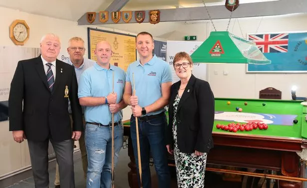 (L-R) Bob Macrae, Geoff Burton, Joel Pickersgill, Chris Bullen and Ailsa Gough. (Image: Phil Greig)