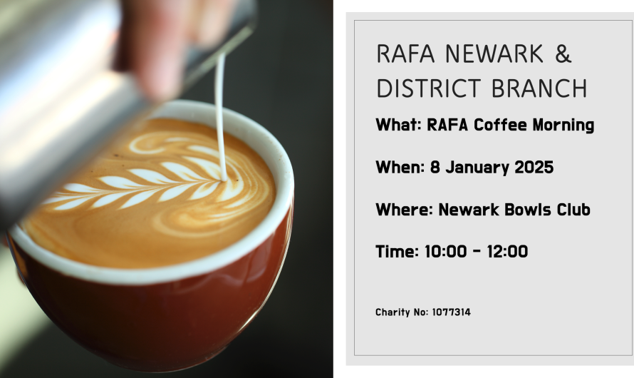 RAFA Coffee Morning – 8 January