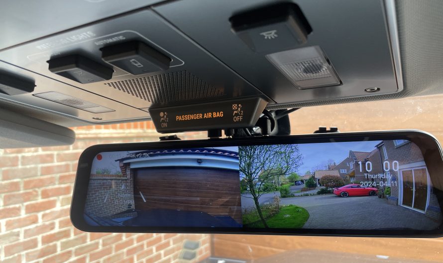 Wolfbox Dash Cam and Rear View Mirror